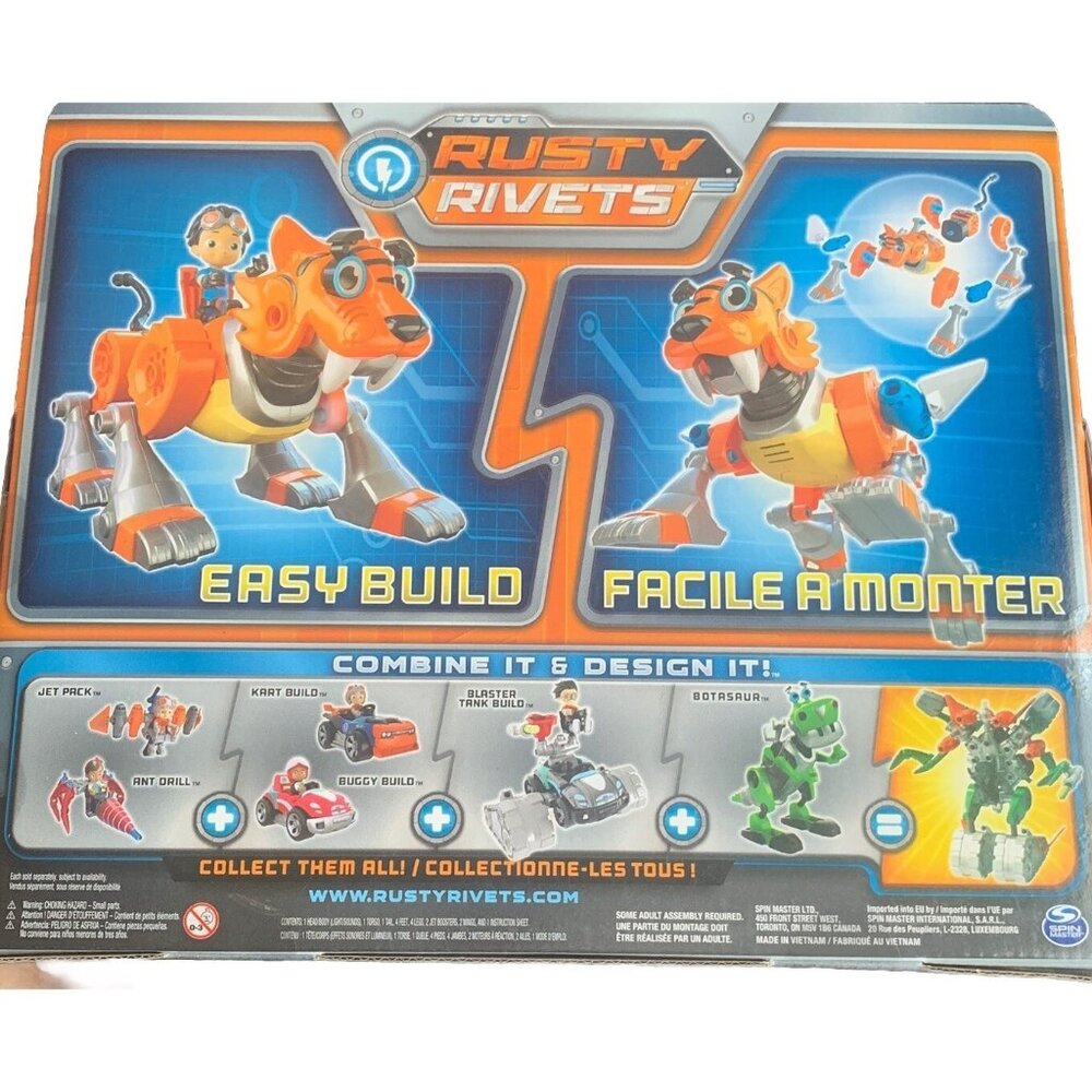 Nickelodeon Rusty Rivets Tigerbot Build Me Rivet System - Easy Build Toy Set - Picture 5 of 5